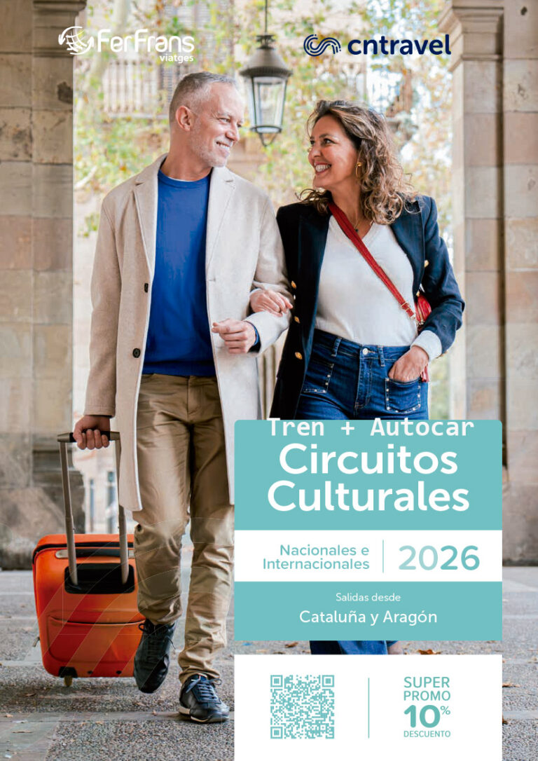 Catàleg Circuits Culturals 2026  &#8220;Tren + Autocar&#8221;