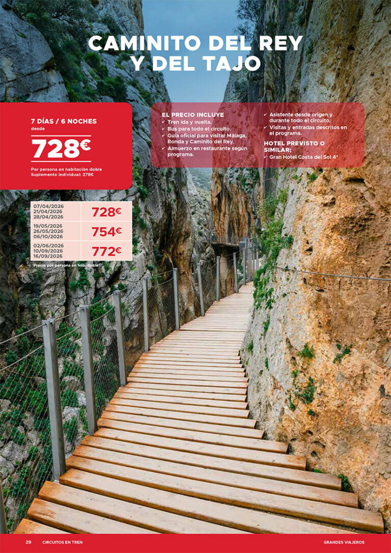 CAMINITO DEL REY I DEL TAJO