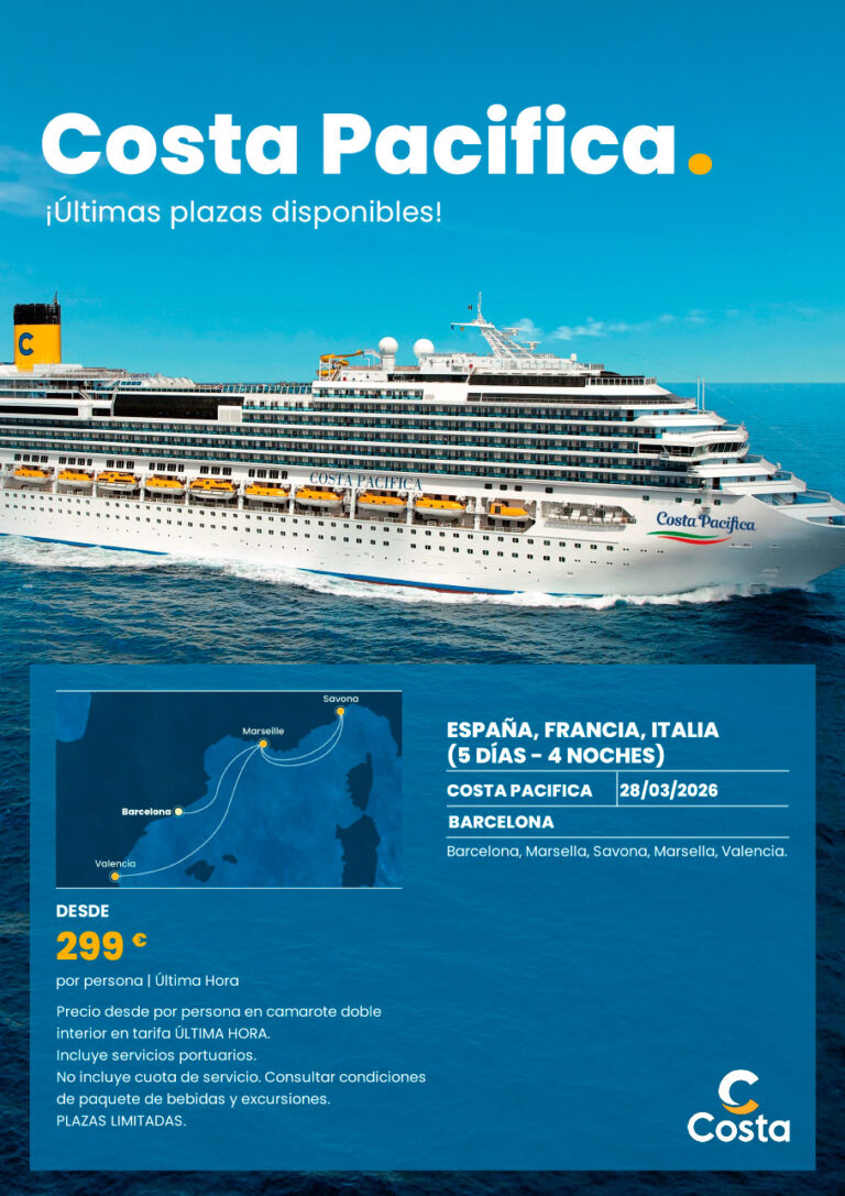 Oferta MINI CREUER ‘COSTA’