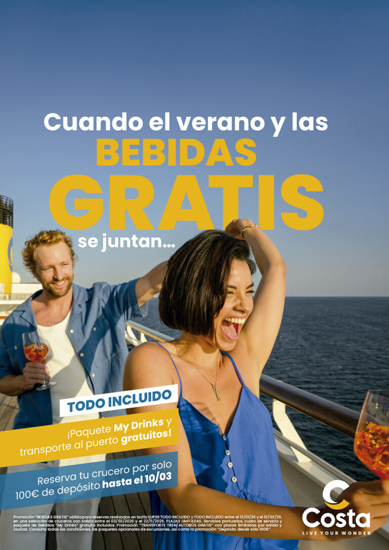 Creuers COSTA amb begudes gratis